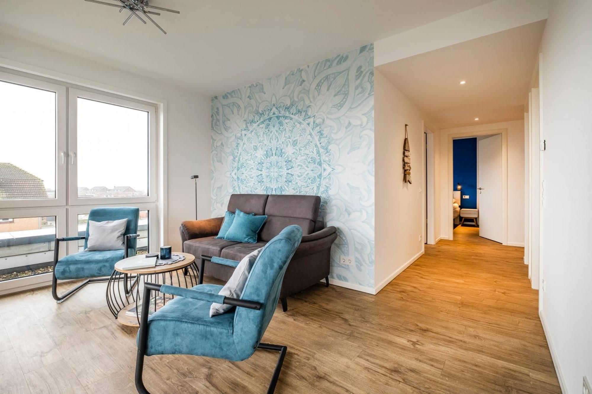 5 Sterne Penthouse Strandsuite Büsum Esterno foto